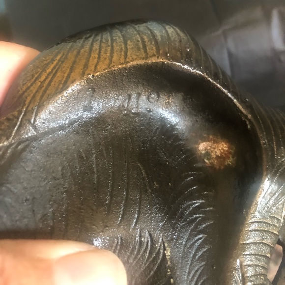 Zebra art deco bookends bronze over cast iron circa 1930, very good condition - Picture 6 of 8